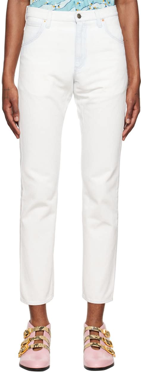 gucci white trousers|gucci pants ioffer.